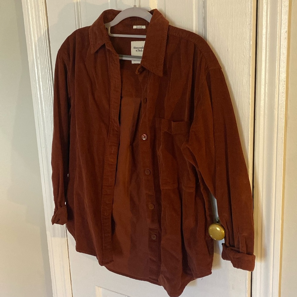 Abercrombie Corduroy Shacket XS